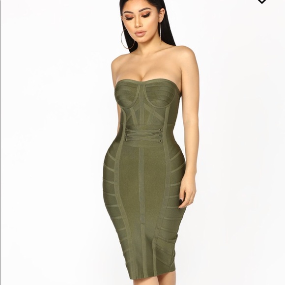 Fashion Nova Dresses & Skirts - Fashion nova bandage dress WORN ONCE